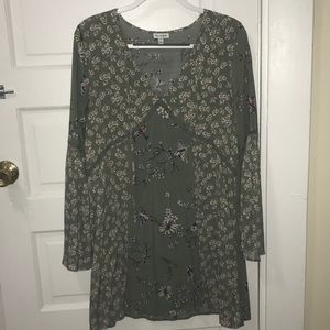 Loose Floral Dress